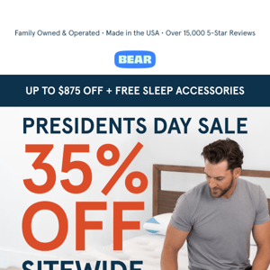 Fall Asleep Faster & Save 35% Sitewide! Shop Bear 🐻