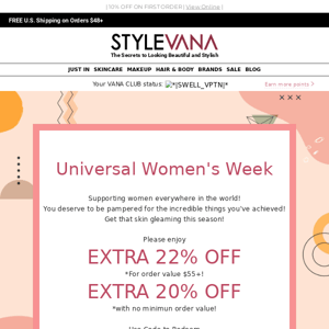 A surprise🎁 for Universal Women's Week!