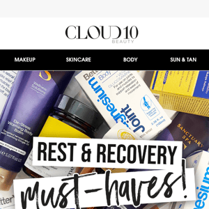 Rest & Recovery must-haves 🤩 + Up to 25% OFF 🤯