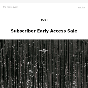 💖 ACCESS GRANTED: Subscriber Early Access Sale Starts Now! 💖