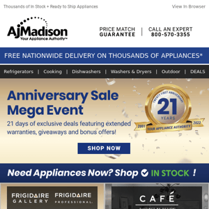 Anniversary Sale's hottest deals -Save big on kitchen packages!