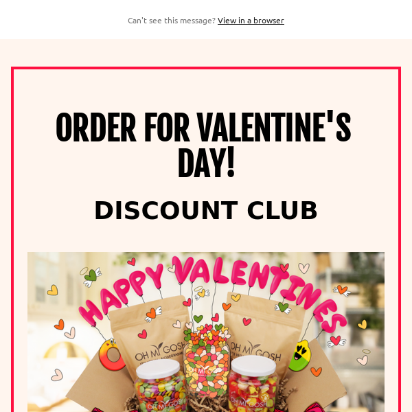 Discount Club! Love is in the air!