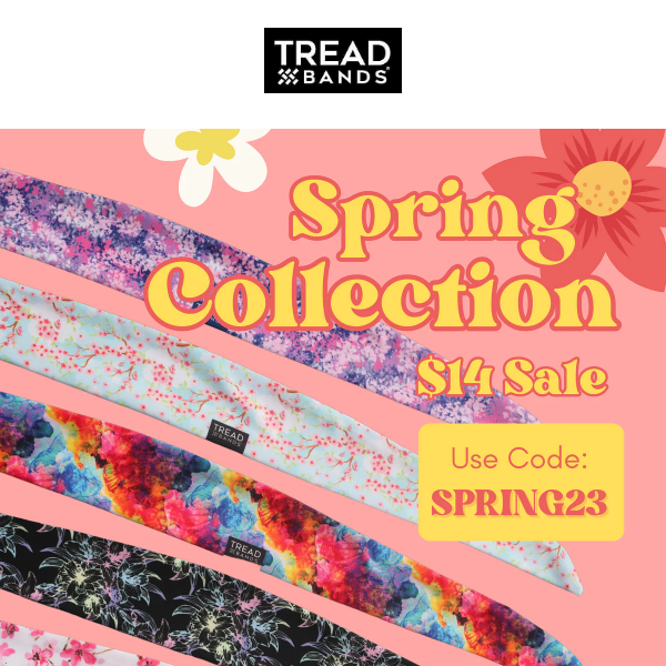 $14 Spring TreadBands Sale! 💐