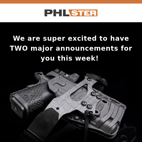 One Small Step for PHLster, One Giant Leap for Holsters
