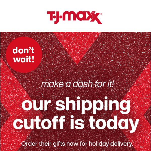 Last chance to order gifts online! 🎁