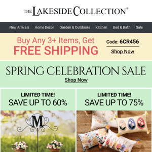 Celebrate Spring With Savings Up To 75% Off🤑