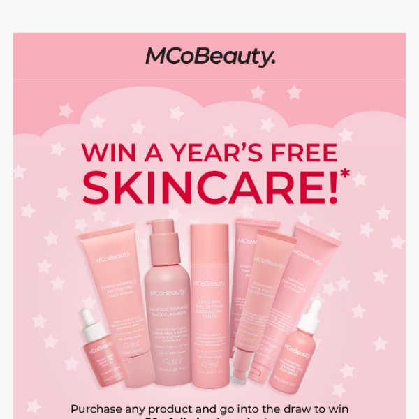 WIN a year’s worth of skincare! 🎉