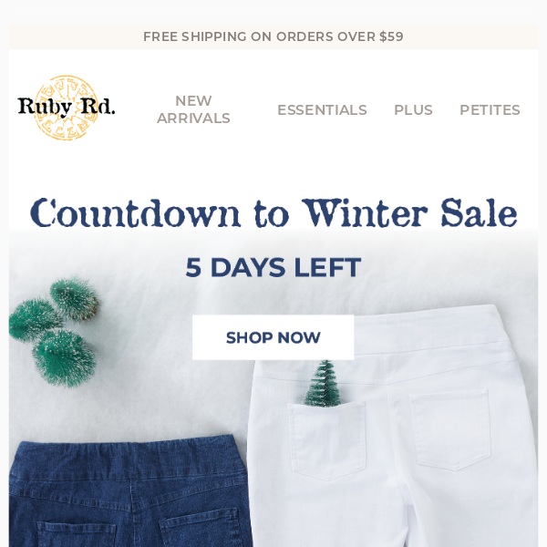 Countdown to Winter: Stock up Sale!