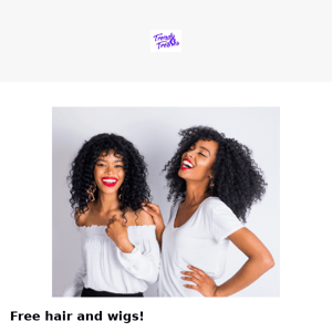 FREE CROCHET HAIR AND WIGS!