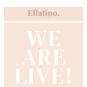 WE ARE LIVE! Join us on Instagram 💕