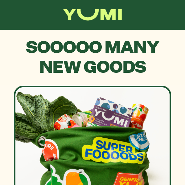 YUMI Goods: Your favorites are back in stock