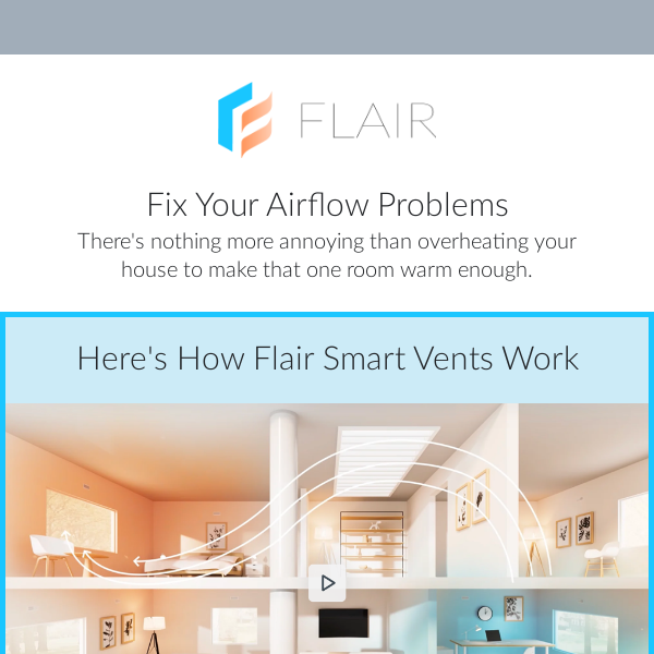 Fix your airflow problems & see how Flair works
