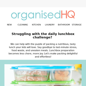 Struggling with the daily lunchbox challenge?