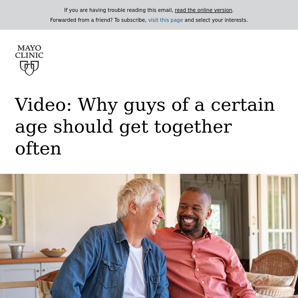 Video: Why older guys should hang out more often