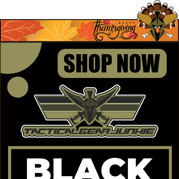 Yo Tactical Gear Junkie Black friday sale starts now! get 20% OFF site wide for 6 days.