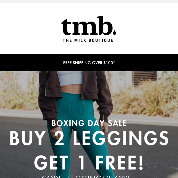 Now is the time to stock up❗️Buy 2 TMB Leggings, Get 1 FREE ✨