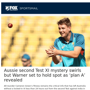 Aussie second Test XI mystery swirls but Warner set to hold spot as ‘plan A’ revealed