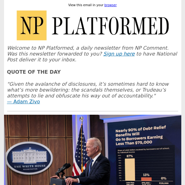NP Platformed: Biden’s abuse of emergency powers