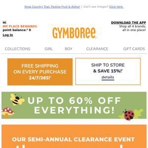 Gymboree Kids Coat Clearance Sale Up to 60% Off + Free Shipping