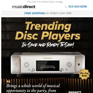 ♫ Trending Disc Players