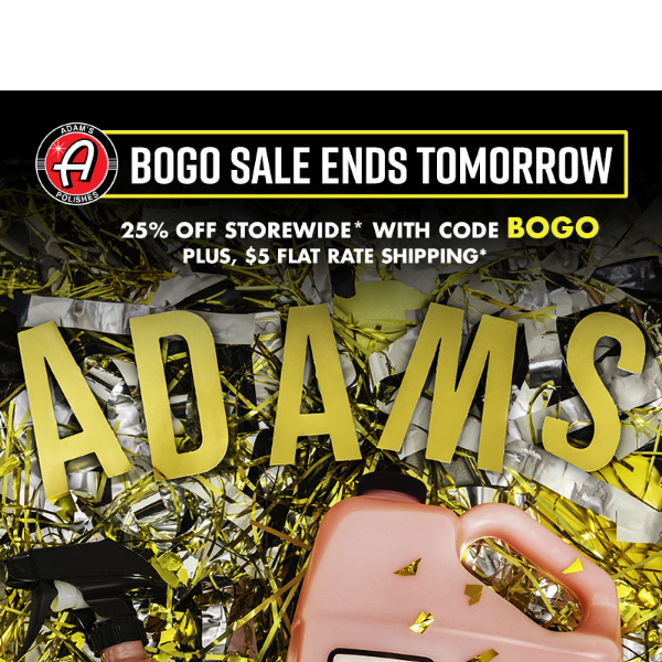 New Year BOGO Sale Ends Tomorrow