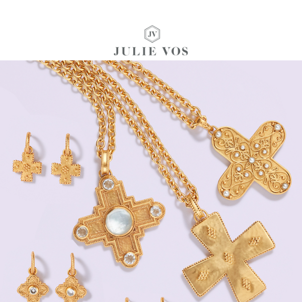 Introducing our new golden crosses ✨