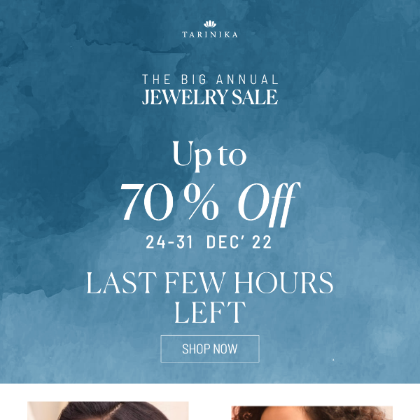 Last Call to make your purchase at upto 70% off | Shop Now