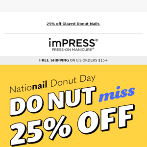 🍩Today only: 25% off glazed donuts