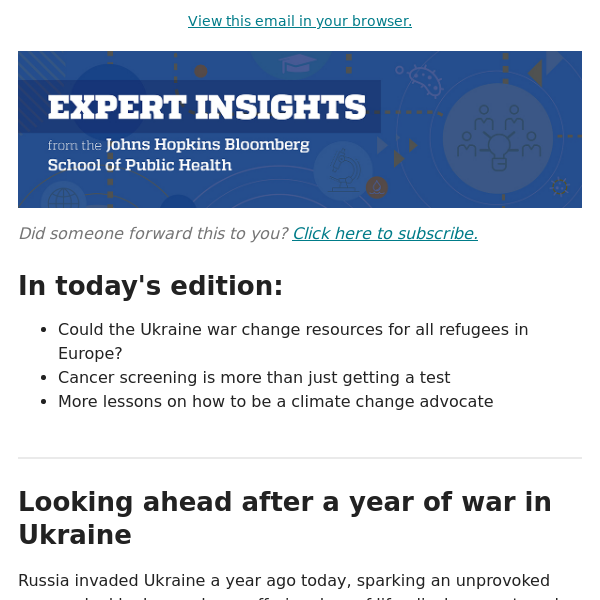 A year of war in Ukraine—and how the response could shape how Europe cares for all refugees