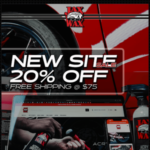 NEW WEBSITE SALE - 20% Off