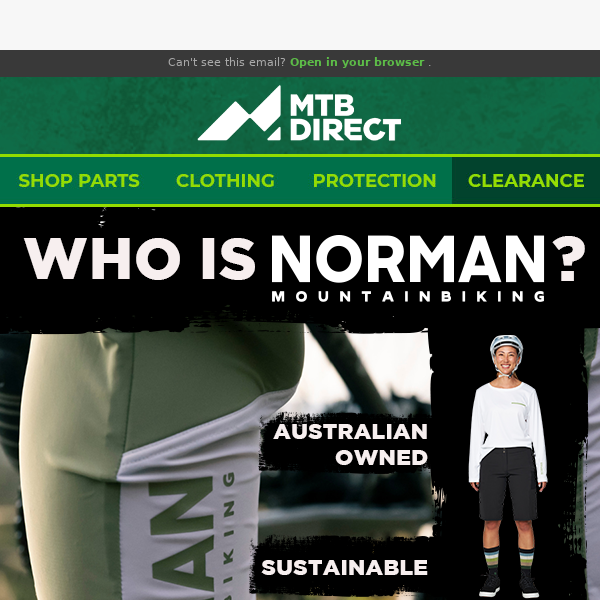 New Range from NORMAN Mountainbiking!