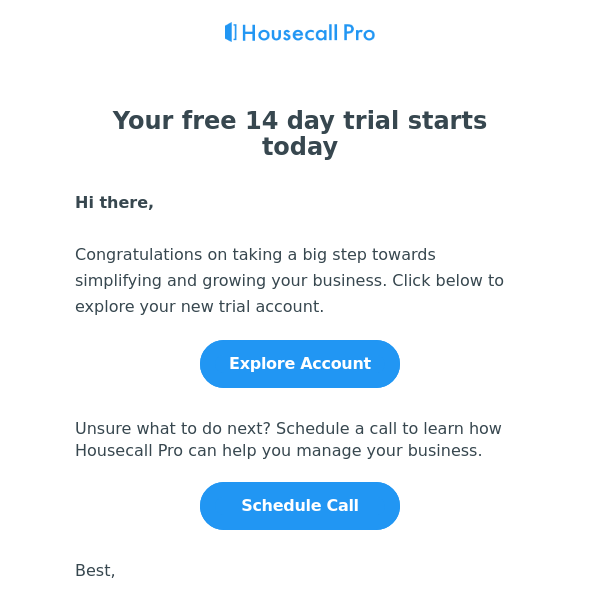 Welcome to Housecall Pro