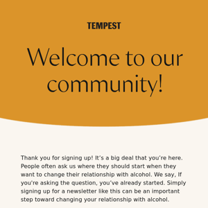 Welcome to the Tempest x Monument Community!