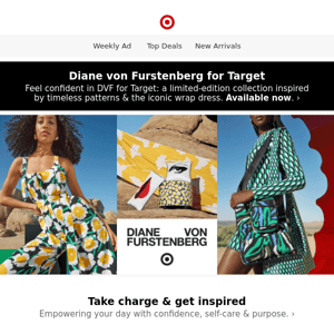 Diane von Furstenberg for Target has arrived! 🎉