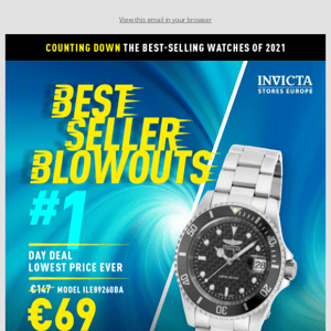 😍 INVICTA'S NUMBER 1 WATCH OF 2021!