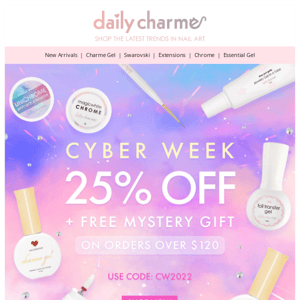 Cyber Week 😍 25% Off Storewide + FREE Gift!