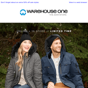 ❄ANNOUNCEMENT: 40% off outerwear and winter accessories