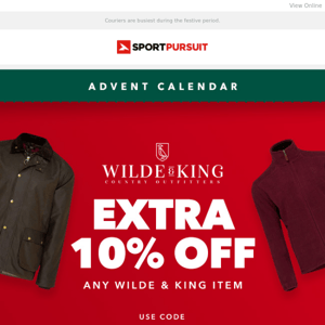 Wilde & King - Extra 10% Off | Midlayers At Least 50% Off | Continental Tyres & Tubes | Nordtrek | Rafiki Clothing | Up to 69% Off!