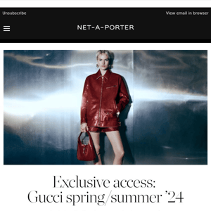 Exclusive access: Gucci’s spring/summer ’24 collection