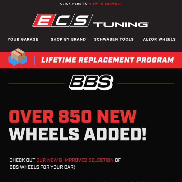 Over 850 New BBS Wheels added for your Euro!