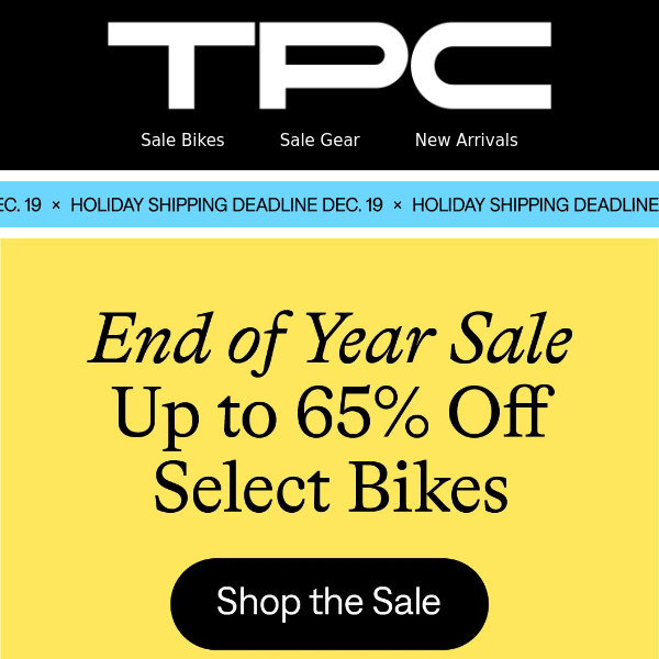 😮 Up to 65% Off Select Bikes