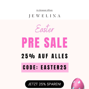 Presale -25% Code ist jetzt live!