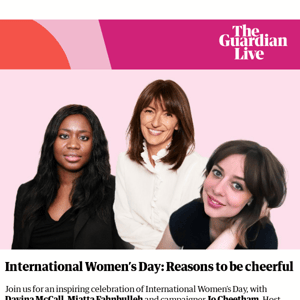 Celebrate International Women’s Day with Davina McCall, Miatta Fahnbulleh and more