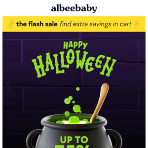 👻 Happy Halloween! 👻 ⚡️Flash + Spooky Sales disappearing today!⚡️