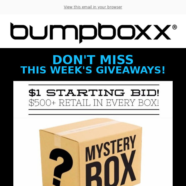 You're 30 Minutes Away From Mystery Box Giveaways 🕐