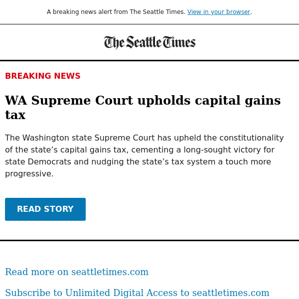 BREAKING: WA Supreme Court upholds capital gains tax