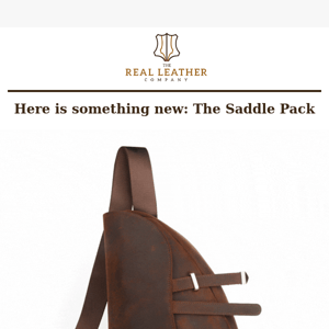 New bag arrivals starts with The Saddle Pack 📢