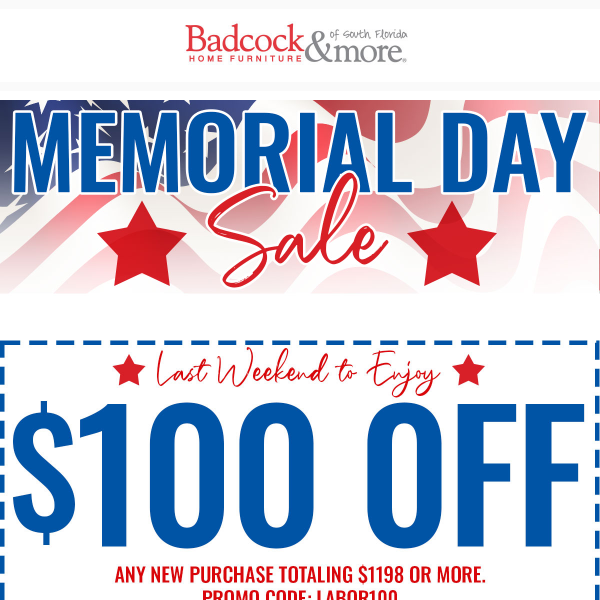 MEMORIAL DAY SAVINGS!❤️🤍💙