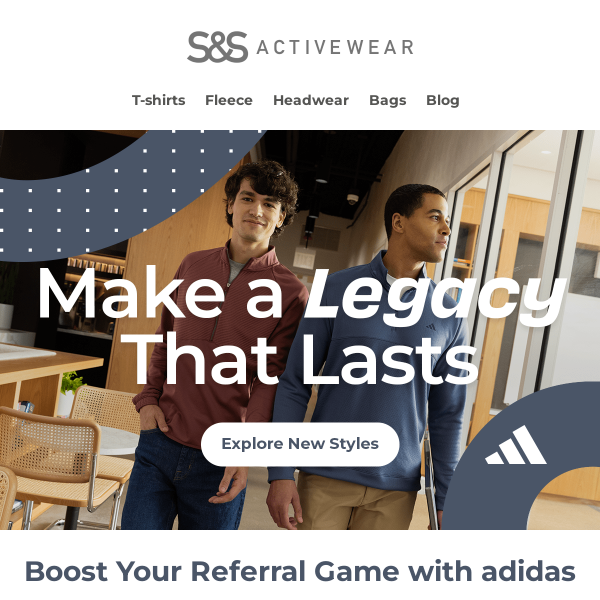 Generate Referrals with New 2024 adidas Styles