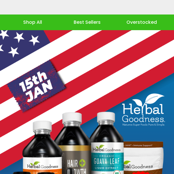 Herbal Goodness Co, Save 20% on MLK Day!🤩
